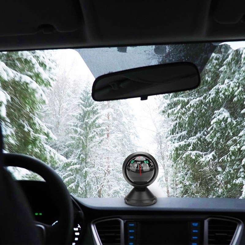 Car Compass, Ship Compass, Adjustable Electronic Compass for Boat Navigation,