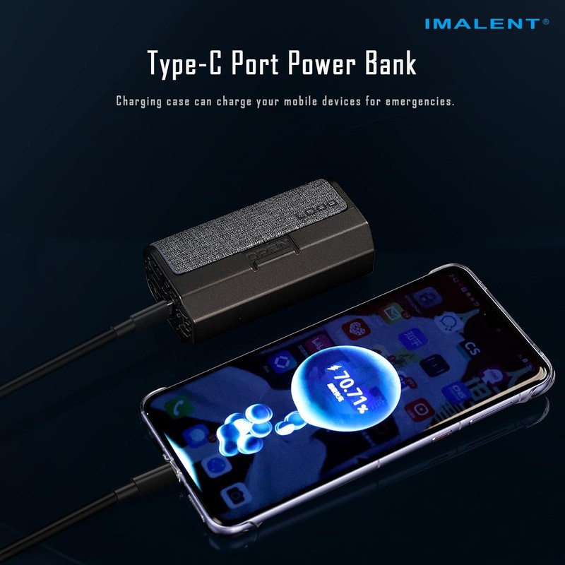 IMALENT LD70 Upgrated Small Flashlight 4000 Lumens EDC Lights with
