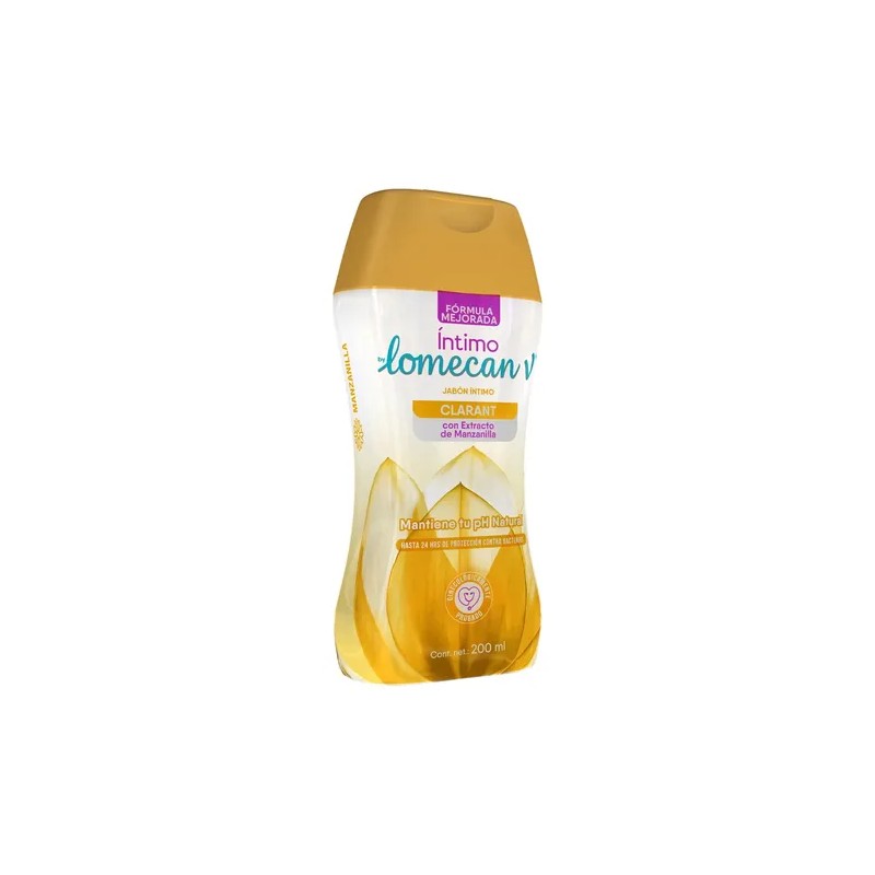Lomecan Shampoo Íntimo Aclarante. Botella con 200ml.