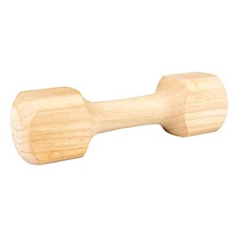 Duvoplus, Wooden Fetch Dumbbell XL - 29.5 x 7.5 x 7.5 cm - 725 g Colour Wood, Toy, Wood Colour, Dog