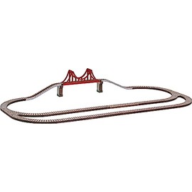 NameTrain Long Oval with Bridge Track Set - Made in USA