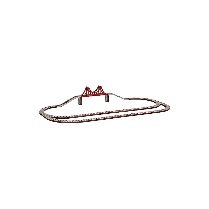 NameTrain Long Oval with Bridge Track Set - Made in