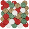 Northpole Calcomanías de sello de cera ONWINPOR para Navidad, 50