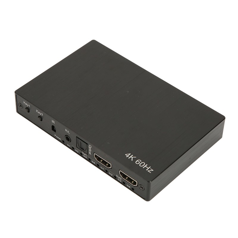 HD Multimedia Interface Switch 4K 4 in 2 Out 3.5mm