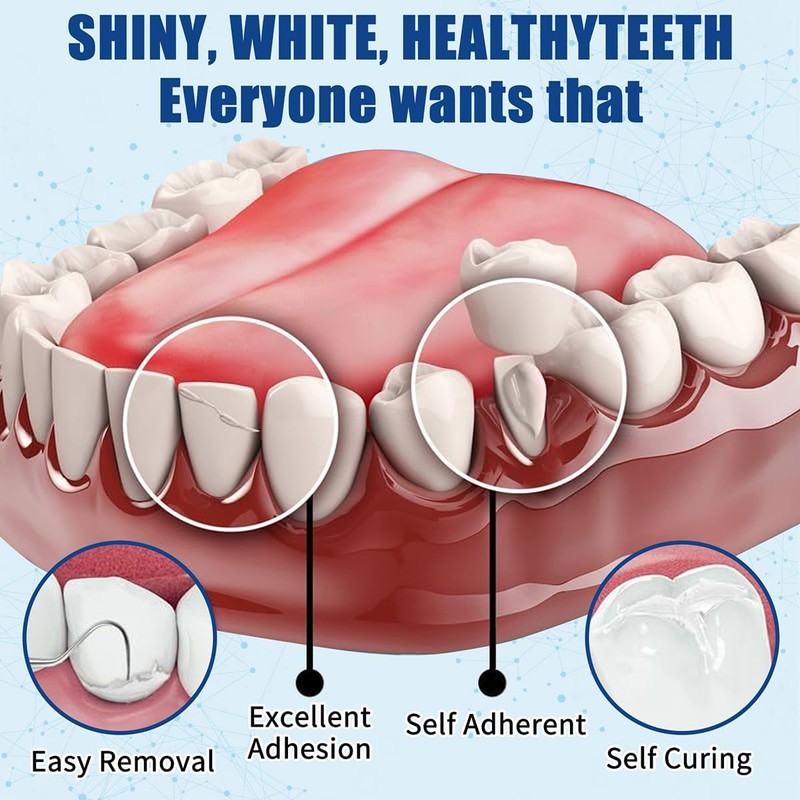 Tooth Repair Kit Zinc Oxide Eugenol Cement Dental Care Kit,