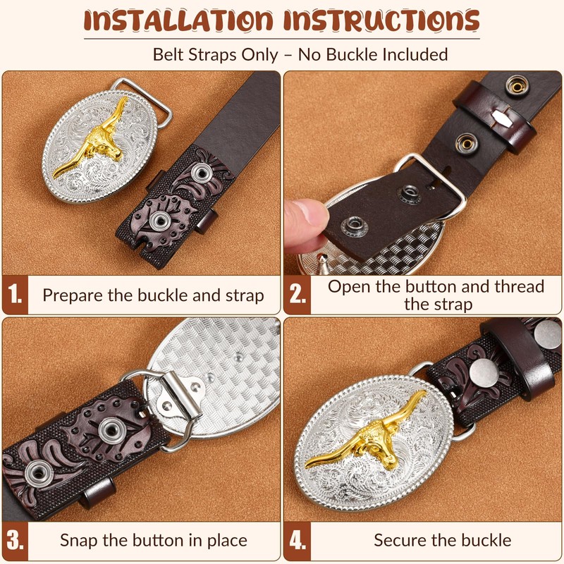 BELTROAD Western Belt Strap for Kids Boys Girls Toddler Genuine