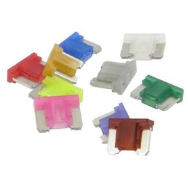 225FWY 28 Pieces 5 - 30 AMP Slim Low Profile Mini Fuses 5A 7.5A 10A 15A 20A 25A 30A Set