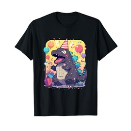 Cute Happy Birthday Japanese Kaiju Monster Epic Party T-Shirt