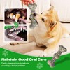 TOONOVEL Dog Interactive Toys, Dog Bone Chew Toys, Tooth Cleaning