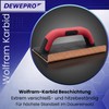 DEWEPRO Carbide Sanding Board Made of Tungsten Carbide with Angled