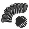 9pcs/set Golf Iron Head Covers Set Waterproof Golf Club Head