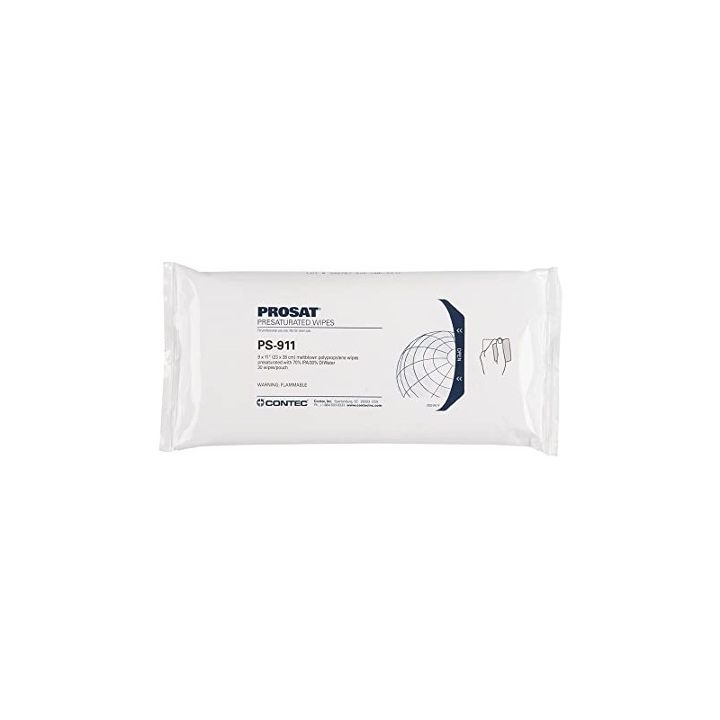 PS-911 PROSAT Wipe, 11" Length x 9" Width (Pack of