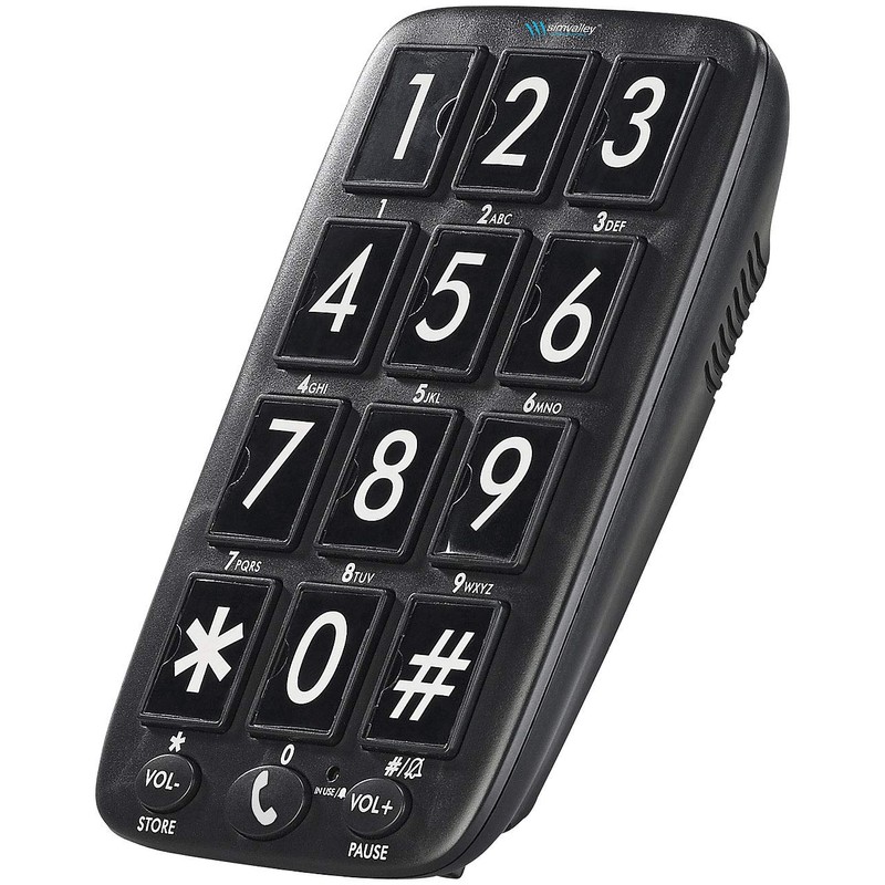 simvalley Communications Senior Telephone: Landline Telephone with 12 Photo Quick