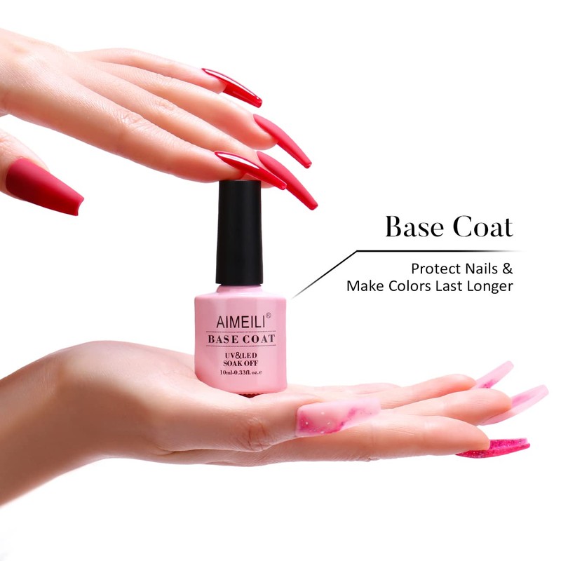 AIMEILI Soak Off U V LED Gel Nail Polish -