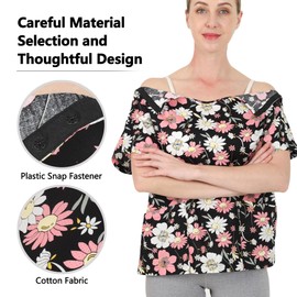 TOMMHANES AMISGUOER Shoulder Surgery Rehab Clothes Women Post Surgery Shirt Shoulder Surgery Clothes Patient Shirt(KF05-L)