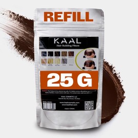 KAAL Hair Fiber Refill Pack | (0.88 oz, Dark Brown) Hair Fibers for Thinning and Hair Loss, Concealing Powder for Men and Women