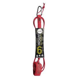 Pro-Lite Competition Style Surf Leash (Maroon, 6'0)