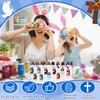 Bememo 200 Pcs Jesus Toys Little Jesus Figurine Miniature Jesus