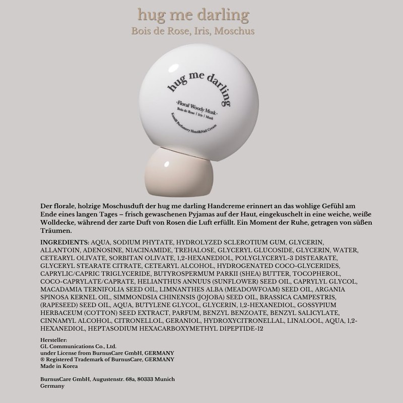 Kamill Perfumery Hug Me Darling Hand and Nail Cream 50