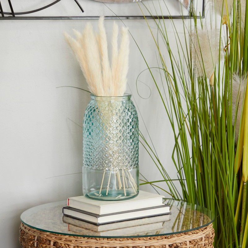 Deco 79 Recycled Glass Decorative Vase Spanish Decorative Container, Decorative