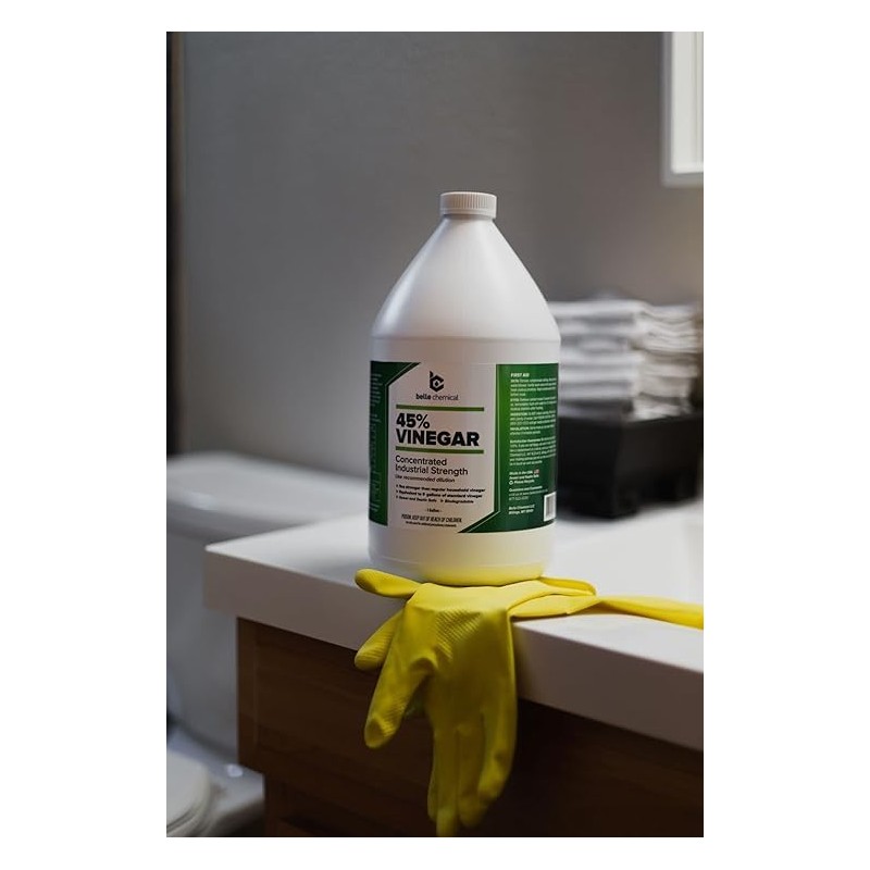 45% Pure Vinegar - Concentrated Industrial Grade (2-Gallons)