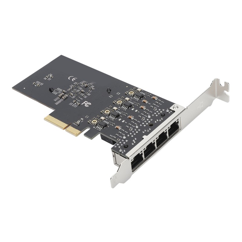 2.5Gb PCIe Network Card Professional 4 RJ45 Ports RTL8125BG Chip