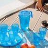 OMADA Design 6 Glasses Cocktail Drinks 400ml Stackable Shatterproof Plastic
