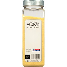 McCormick Culinary Ground Mustard, 16 oz - One 16 Ounce Container of Ground Mustard Powder for a Sharp Tangy Taste, Perfect for Dips, and Sauces