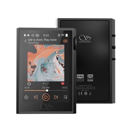 SHANLING M1 Plus M1Plus Protable Music Player MP3 High-Definition Lossless ES9069Q DAC Dual SGM8262 Amplifier PCM768 DSD512 Bluetooth 5.2 LDAC WiFi DLNA Black
