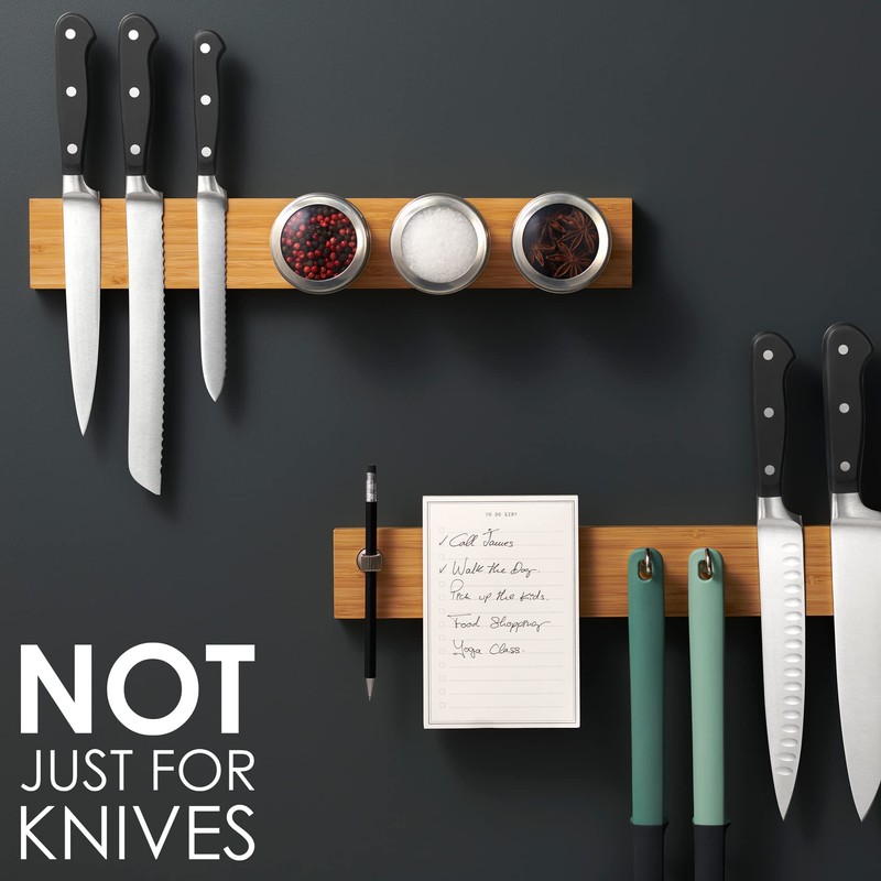 LARHN Magnetic Knife Holder for Wall, 16″ - Powerful Knife