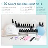 JODSONE 23 PCS Gel Nail Polish Kit with U V