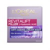 L'Oreal Paris Revitalift Filler Anti-Ageing Revolumising Night Cream With Hyaluronic Acid Moisturiser 50mL