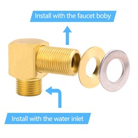 KWODE Wall Mount Faucet Installation Kit for Commercial Sink Faucet, Backsplash Mounting kit for Stainless Steel Compartment Prep & Utility Sink