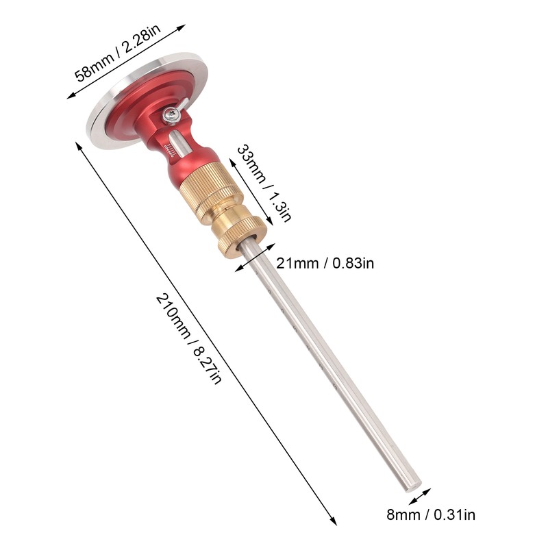 Wheel Marking Gauge High Accuracy Knob Adjustment Portable Wheel Scriber