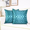 CaliTime Throw Pillow Cases Pack of 2 Modern Shining &