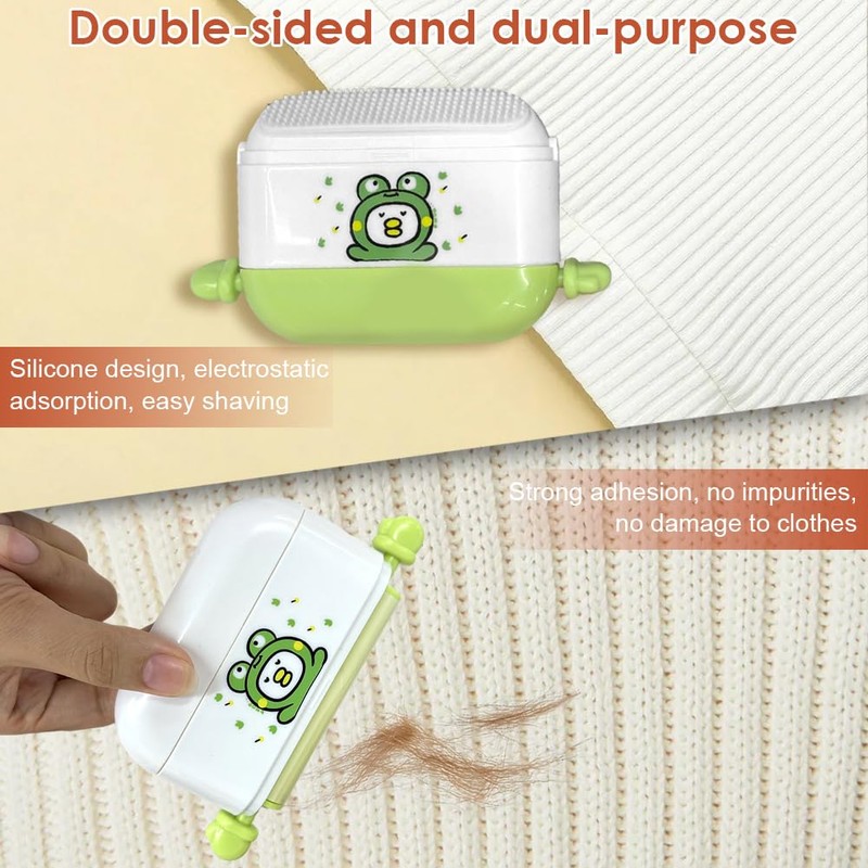 2Pcs Reusable Lint Rollers for Pet Hair, Washable Sticky Roller,