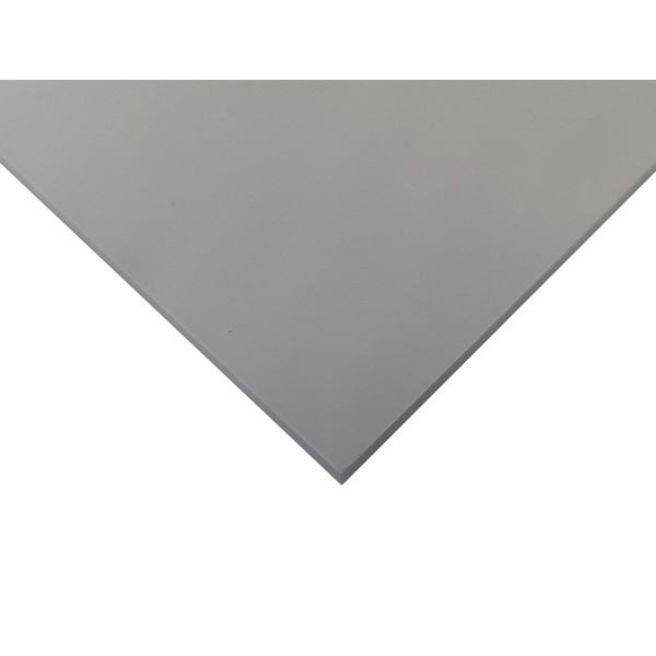 diconfa PVC Kunststoffplatte hellgrau NACH MAß - 2 bis 30mm