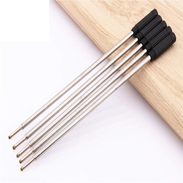 Pack of 10 Replaceable Ballpoint Pen Refills Metal Refill Smooth