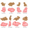 Dino Cookie Cutter, 8 Pieces Dinosaur Cookie Cutters, Plastic, Dinosaur