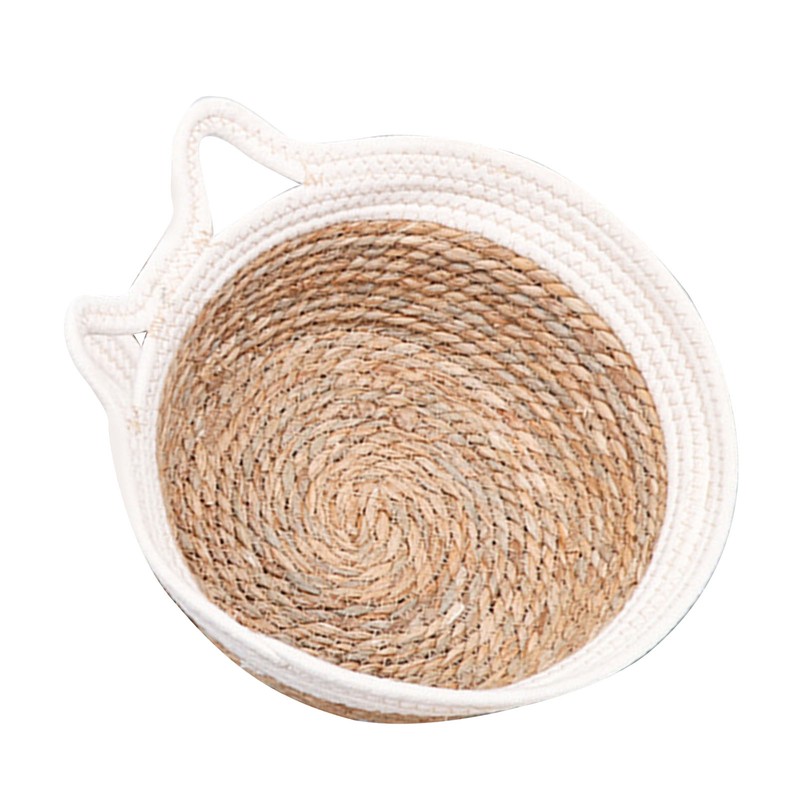 Hand Woven Cat Nest Breathable Round Cotton Rope Woven Warm
