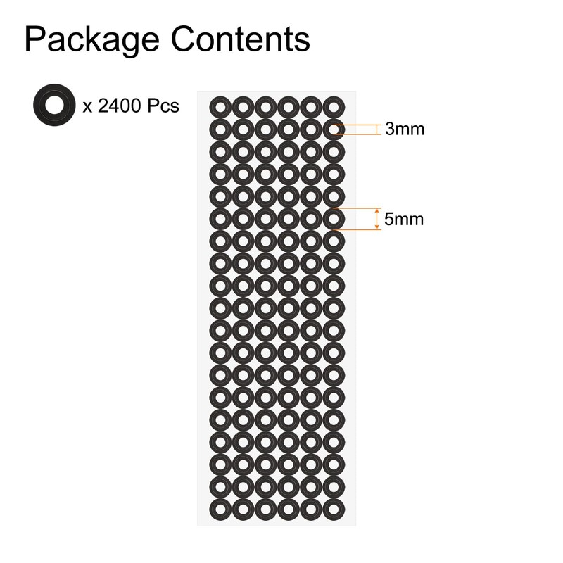 QUARKZMAN Pack of 2400 3D Scanner Markers 3 mm for