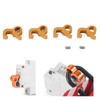 4PCS Micro Breaker Lockout Aluminum Alloy Sparkproof Circuit Breaker Lock