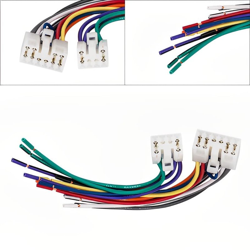 ePathChina Car Stereo Radio Female Plug Male Plug Wire Harness