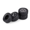 RiToEasysports 4-Piece RC Car Wheel and Tyre Set, Compatible with