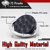 TMH 4 Inch 4 Pcs Smoked Lens White LED Round