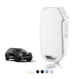 TOOMUME Car Key Cover TPU, Car Key Case Fit for Kia Sportage Ceed XCeed ProCeed Sorento Tonic Niro Rio Stinger Seltos Soul K3 K5 K8, Protective Key Fob Cover Key Fob Case - Smart Key