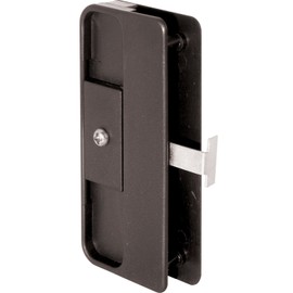 Prime-Line A 150 Prime-Line Cross Non-Handed Pull, 4 In L, Plastic, Housing, Steel Latch, Black