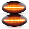 LIGHTDELUX Replacement for 2 x LED Side Indicators, Approved Mudguard