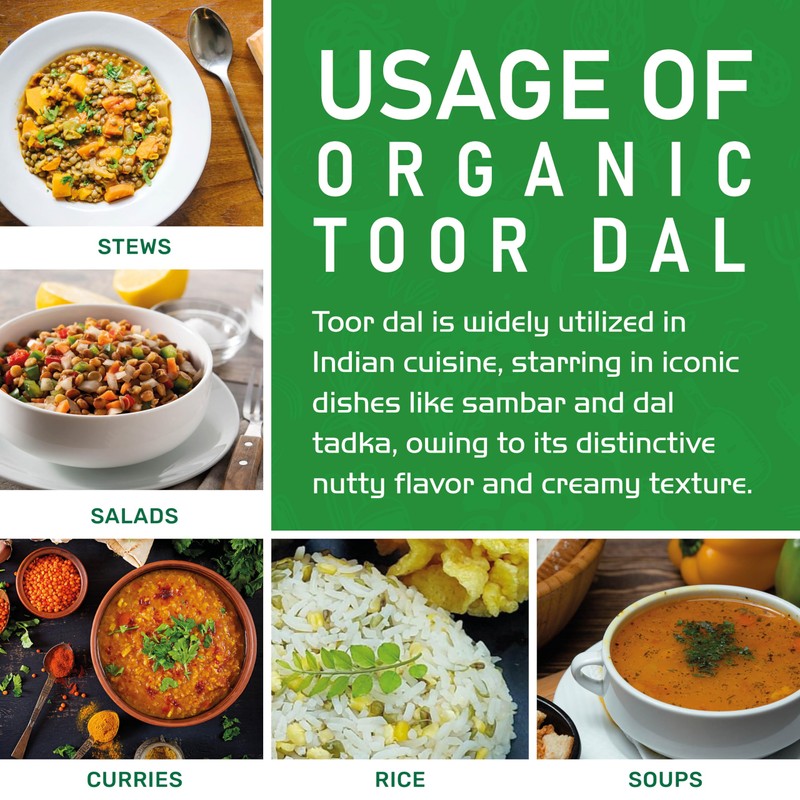 Jiva Organic Toor Dal Kori, Unoily, Madhi 2 Pound Bag