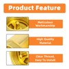 GASHER 1PCS Brass Check Valve 1-1/2" Female Thread, Backflow Prevention,